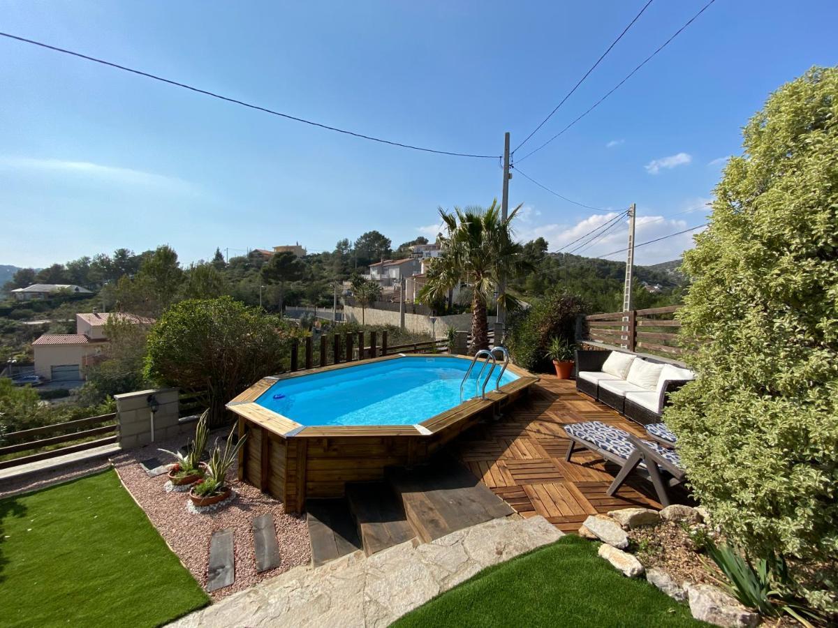 Amazing Vila Close To Sitges, Jacuzzi, Swimming Pool & Exellent Views Olivella Dış mekan fotoğraf