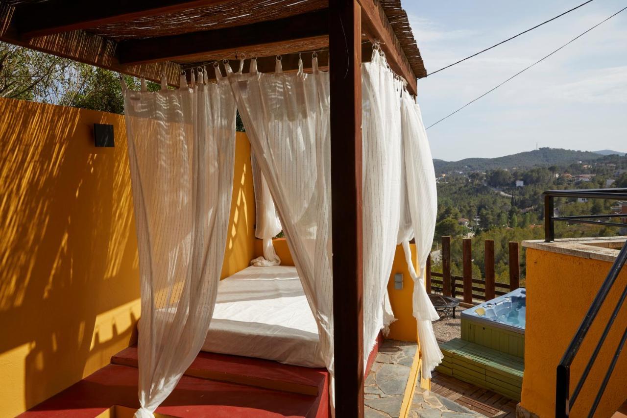 Amazing Vila Close To Sitges, Jacuzzi, Swimming Pool & Exellent Views Olivella Dış mekan fotoğraf